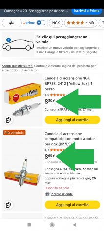 Candele moto BP7ES NGK più retronebbia - Foto 4