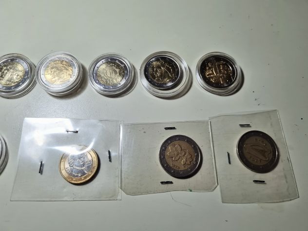 Collezione  monete da € 2 commemorative N° 20 alcune anche fior di conio - Foto 5