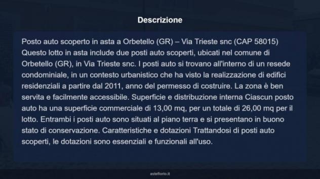 Immobile in asta di 26 m² in vendita a Orbetello - Foto 6