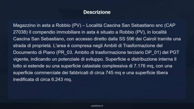Immobile in asta di 745 m² in vendita a Robbio - Foto 9