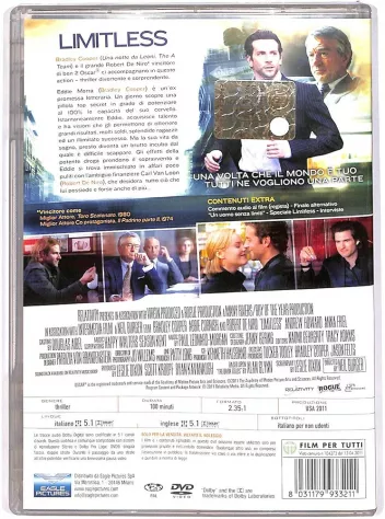 DVD Limitless di Neil Burger (Regista) con Robert De Niro Eagle Pictures, 2011 - Foto 3