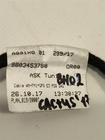 CABLAGGIO CITROEN C4 Cactus 9803453780 BH02 diesel 1560 (1418) - Foto 3