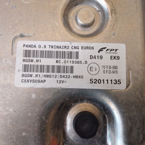 CENTRALINA MOTORE ECU PANDA 0.9 TWIN AIR MARELLI 52011135 8GSW.M1 - Foto 4