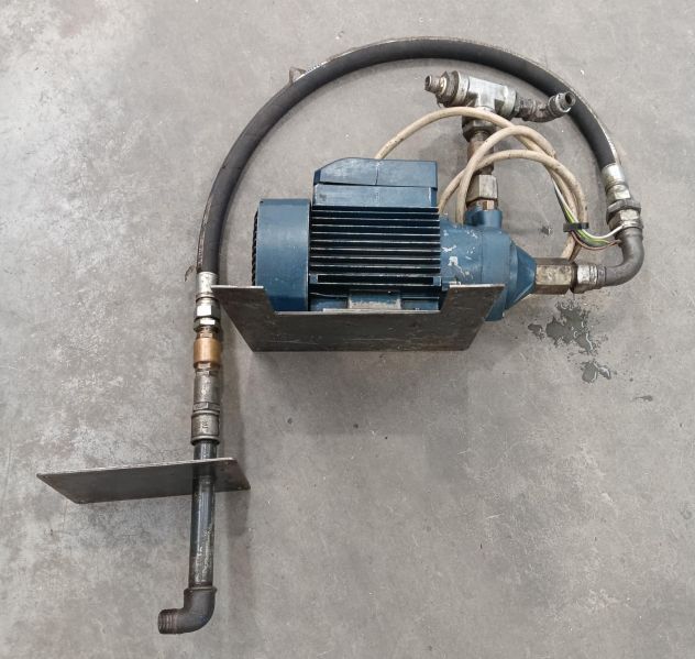 Pompa Acqua / Refrigerante con Motore Elettrico - Ex Tornio Comev - Foto 4