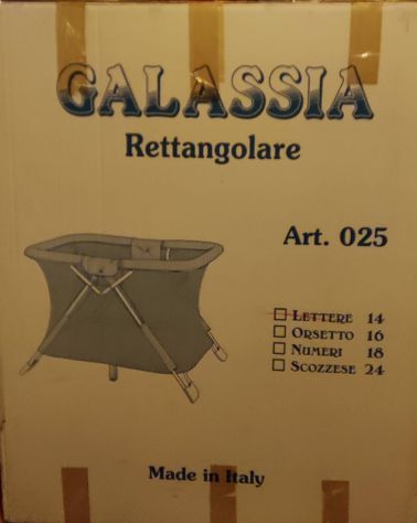 Box GALASSIA RETTANGOLARE MOD. LETTERE ART. 025 per bambini - Foto 4