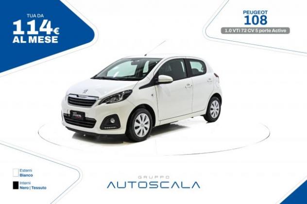 PEUGEOT 108 1.0 VTi 72 CV 5 porte Active rif. 24126634