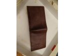 Portamonete in pelle vera marrone