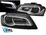FANALI ANTERIORI LED DIURNI AUDI A3 8P 08-12 COPIA ORIGINALE H7 alogeni