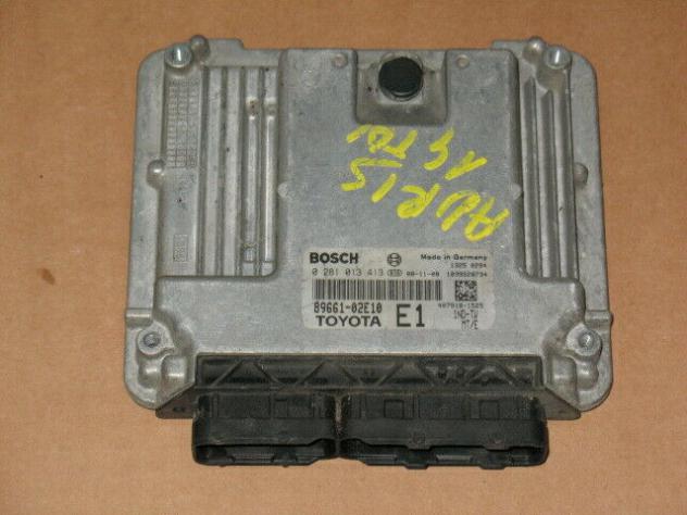 0281013413 ECU TOYOTA AURIS 1.4 D-4D 0281013413 89661-02E10 E1 1ND-TV