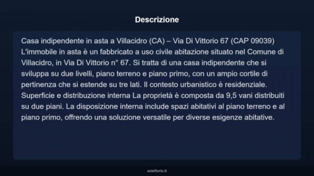 Immobile in asta di 180 m² con più di 5 locali in vendita a Villacidro - Foto 3