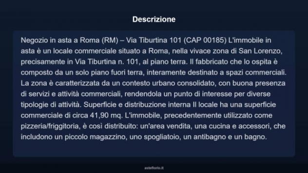 Immobile in asta di 41 m² in vendita a Roma - Foto 4