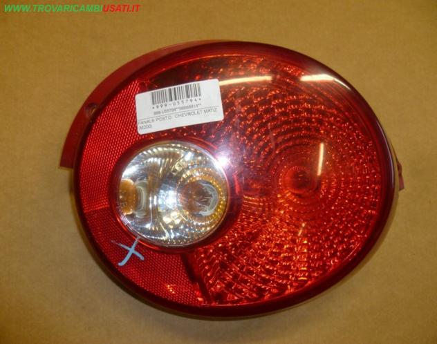 FANALE POST.D. CHEVROLET MATIZ (M200) Parti elettriche Fanaleria Fanali Fanale post. sx. CHEVROLET - MATIZ - 01-05-2005 - 01-12-2010