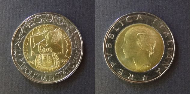 ITALIA 1982-1999 Monete 500 Lire - Foto 5