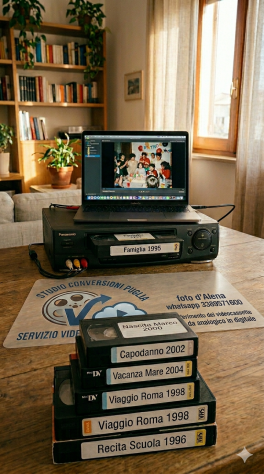 trasferimento di videocassette vhs, video 8, super 8 in digitale