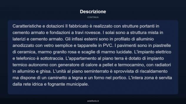Immobile in asta di 285 m² con più di 5 locali e box auto in vendita a Fagnano Castello - Foto 12