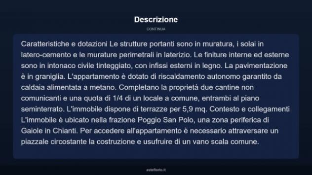 Immobile in asta di 102 m² con più di 5 locali in vendita a Gaiole in Chianti - Foto 17