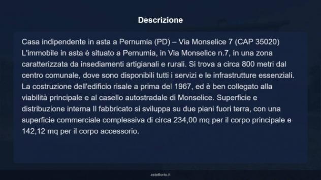 Immobile in asta di 234 m² con più di 5 locali in vendita a Pernumia - Foto 14