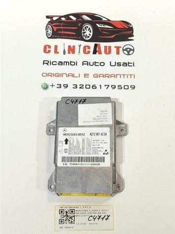 CENTRALINA AIRBAG MERCEDES Classe E S. Wagon W212 A2129014204 (09)