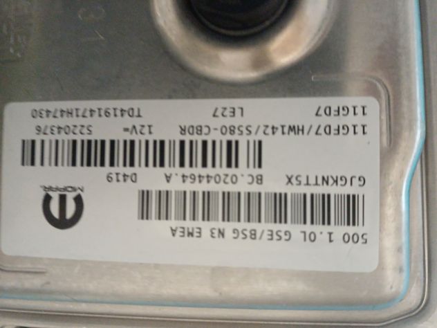 centralina motore FIAT 500 L 330 52204376 - Foto 4
