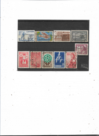 1948/1974 CANADA N 50 FRANCOBOLLI COMMEMORATIVI USATI