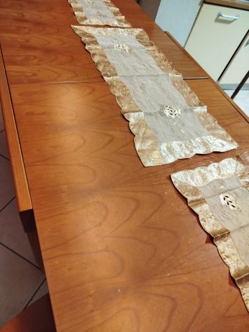 Set per la Tavola - Runner 85x36 cm - Centrini 42x28 cm - Come Nuovo