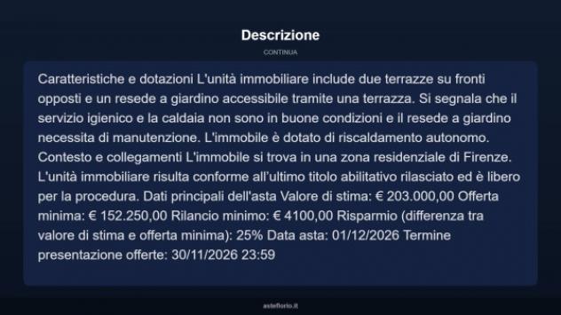 Immobile in asta di 88 m² in vendita a Firenze - Foto 18