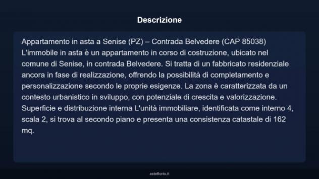 Immobile in asta di 162 m² in vendita a Senise - Foto 3