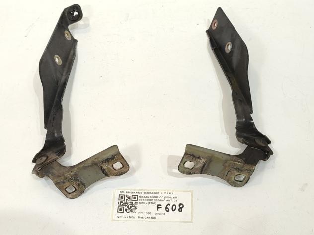 CERNIERE COFANO ANTERIORE DX E SX NISSAN Micra Cabrio 65400AX630 65401AX630 CR14DE (0510) - Foto 2