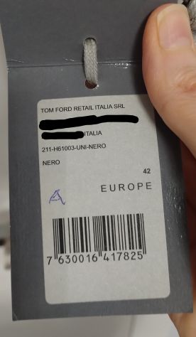 TOM FORD ORIGINALE GIACCA NERA - Foto 7