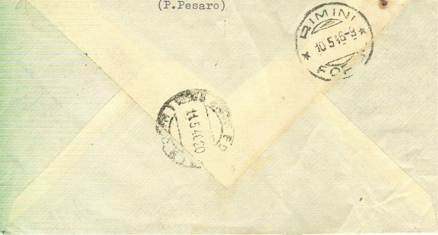 STORIA POSTALE - RE DI MAGGIO - 1946 - Foto 2