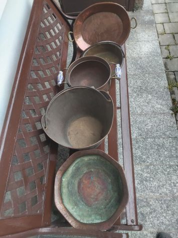 vasi, pentole ,tegami, ecc in rame antico - Foto 4