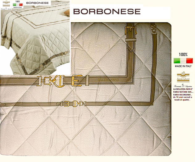 QUILT COPRILETTO BORBONESE MATRIMONIALE