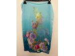 Foulard - Dimensioni 155x49 cm - Colore Celeste - Come Nuovo