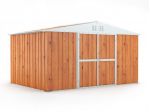 Box in Acciaio Zincato Casetta da Giardino in Lamiera 4.03 x 2.69 m x h2.15 &hellip;