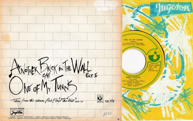 PINK FLOYD - Another Brick In The Wall - ' 7 / 45 giri 1979 EMI ex Yugoslavia - Foto 2