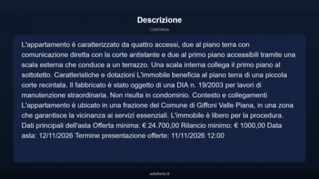 Immobile in asta di 79 m² in vendita a Giffoni Valle Piana - Foto 6