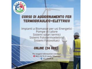 Aggiornamento FER Elettrico e FER Termoidraulico (ONLINE) con CFP Ingegneri