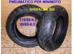 pneumatico in kit per minimoto 110/50-6.5 e 90/65/-6.5