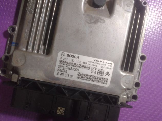 CENTRALINA ORIGINALE MOTORE ECU PEUGEOT 508 2021 0281037198 Centralina motore P - Foto 3