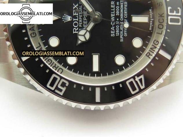 Rolex Replica SEA-DWELLER 116660 CASSA E BRACCIALE INOX 904L BEST EDITION 1:1 QUADRANTE NERO SH3135 V2 - Foto 5