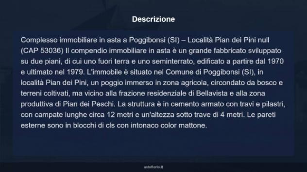 Immobile in asta di 5054 m² in vendita a Poggibonsi - Foto 9