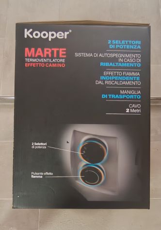 TERMOVENTILATORE KOOPER MARTE EFFETTO CAMINO - Foto 4