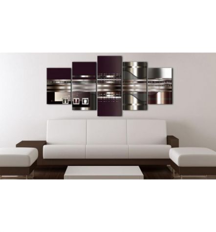 Quadro Armonico Silver 100X50 E 200X100 ARREDALACASA - Foto 2