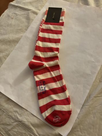 CALZE NUOVE DA UOMO FIRMATE ORIGINALI”PAUL SMITH”MADE IN ITALY TAGLIA UNICA - Foto 2