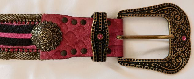 ORIGINALE NANNI - CINTURA DA DONNA ZEBRATA - Foto 4