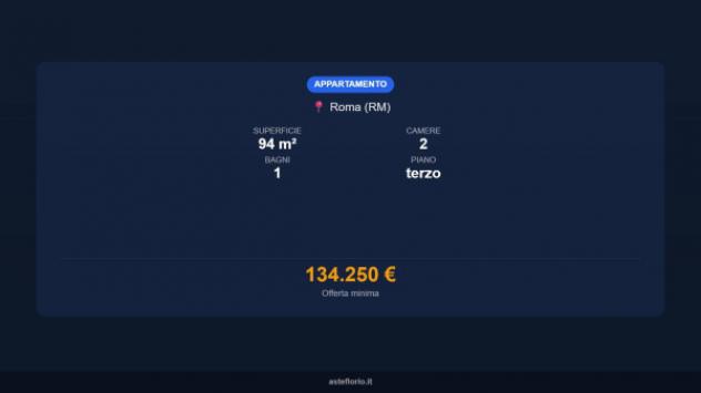 Immobile in asta di 94 m² in vendita a Roma - Foto 14