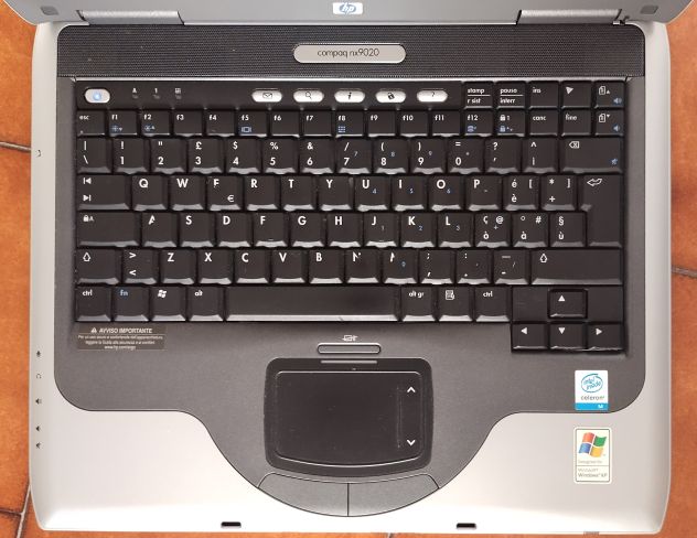 Windows XP pro 32 bit SP3 Notebook HP Compaq NX 9020 Alimentatore Intel 14.2" - Foto 3