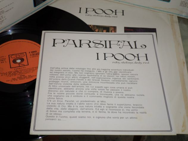 POOH - Parsifal - LP / 33 giri + Booklet 1° Stampa Gatefold 1973 Italy CBS - Foto 3