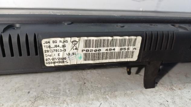 QUADRO STRUMENTI CENTRALE LIVELLI RENAULT Scenic Serie P8200494955A K4M788 (0309) - Foto 3