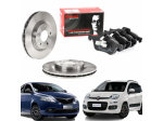 Kit Dischi e Pastiglie Assale Anteriore Brembo Fiat Panda (312) Lancia Ypsi &hellip;